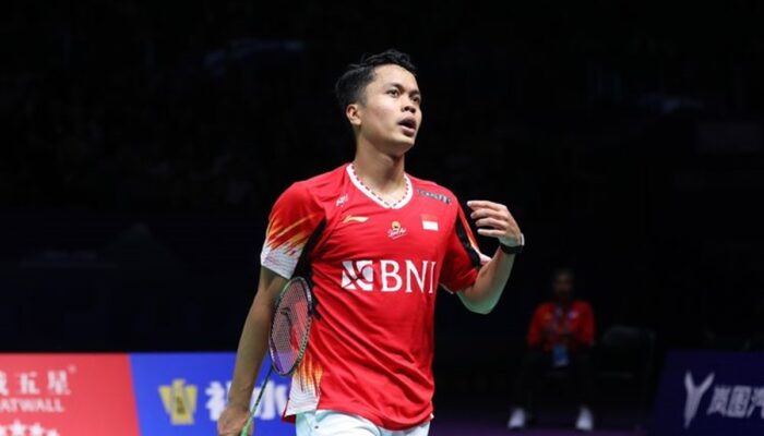 Anthony Ginting Taklukkan Howard Shu dengan Skor Telak di Paris