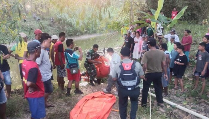 Tragis! Pria Tanpa Identitas Ditemukan Tenggelam di Sungai Kalirejo Blora