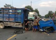 Kecelakaan di Blora: Truk Mundur Hantam Isuzu Panther