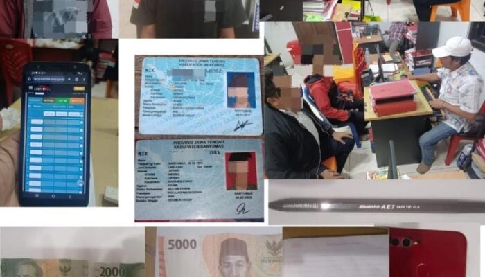 Polresta Banyumas Tangkap Basah 2 Penjual Togel di Warung Kelontong