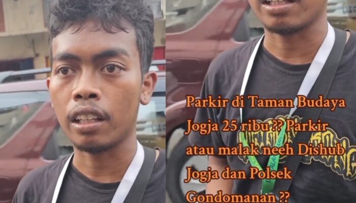 Viral! Tukang Parkir di Yogyakarta Patok Tarif Rp25 Ribu, Bikin Geram
