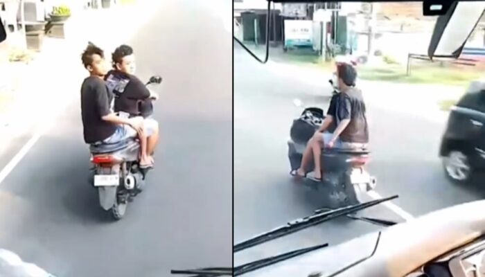 Kacau! Pengendara Honda PCX Mabuk Bikin Keributan Cegat Bus di Jalan