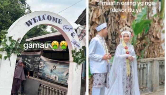 Kisah Sedih Pengantin: Dream Wedding Berubah Menjadi Dekorasi Mirip 17 Agustusan