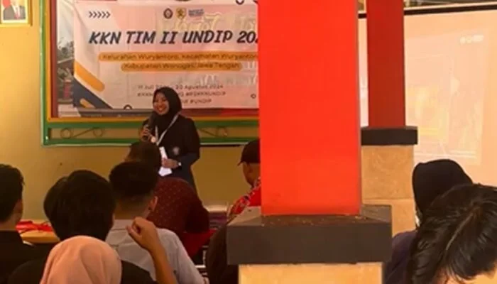 Isi Piringku Jadi Solusi, Mahasiswi Undip Edukasi Remaja Wuryantoro