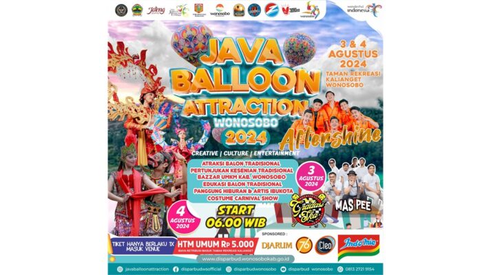 Java Balloon Attraction 2024: Atraksi Balon Udara Spektakuler di Wonosobo