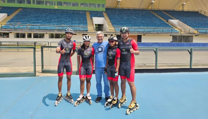 Jelang PON 2024: 3 Atlet Sepatu Roda Jateng Berlatih di Kolombia