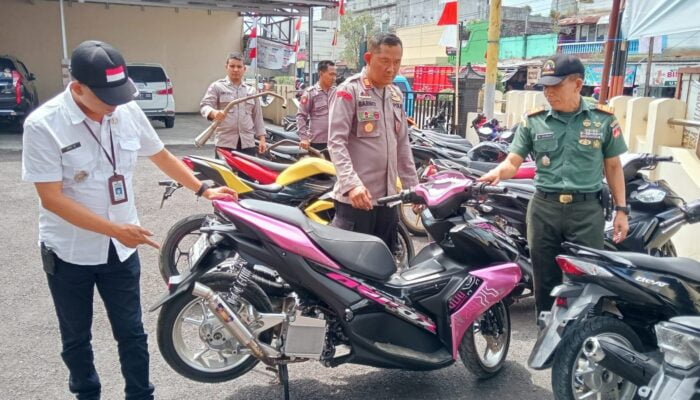 Penertiban Knalpot Brong: 24 Motor Siswa SMK Disita di Purbalingga