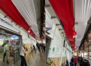 Meriah! Kain Merah Putih Sepanjang 450 Meter Sambut HUT RI di Stasiun Purwokerto
