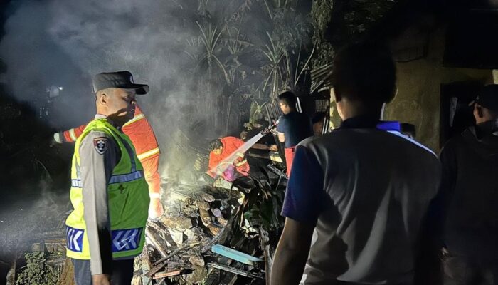 Lengah Saat Masak Bubur, Dapur di Purbalingga Hangus Terbakar