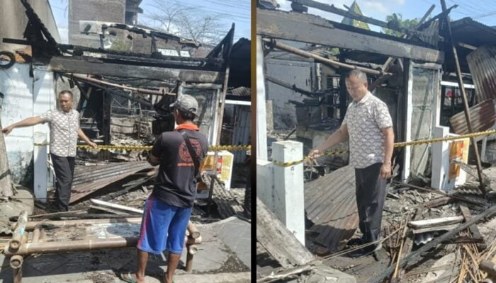 Korsleting Listrik Diduga Jadi Biang Kerok Kebakaran 2 Kios di Cilacap