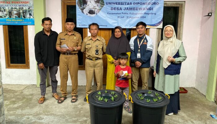 KKN Undip Wujudkan Jambewangi Sehat Tanpa Stunting dengan Budikdamber