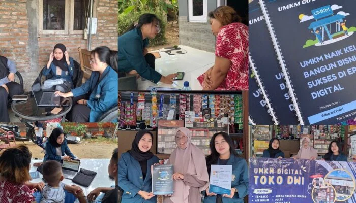 Kolaborasi 2 Mahasiswa Undip, Bantu UMKM Dusun Drajad Kuasai Dunia Digital