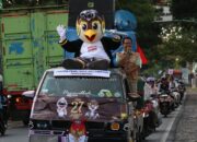 Kenalkan Si Jakra, Maskot Pilkada 2024 Tegal: Kirab Serentak Disambut Antusias