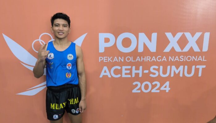 Atlet Muaythai Jalu Aji, Bawa Jawa Tengah Raih Emas Ketiga di PON XXI 2024