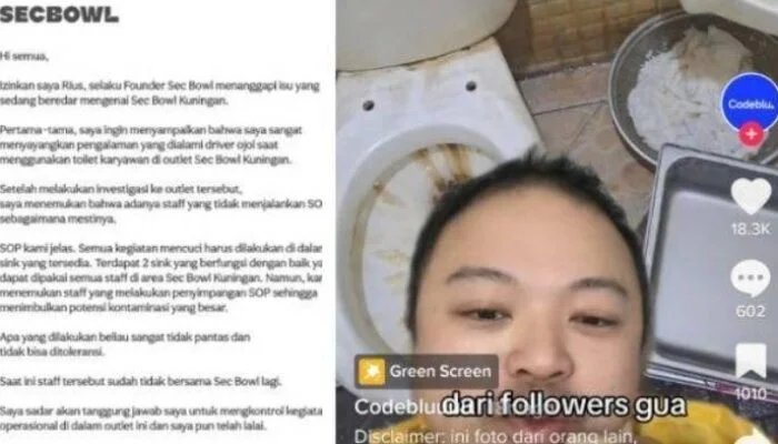 Viral Skandal Kebersihan di Restoran Sec Bowl: Gerai Ditutup, Peralatan Dihancurkan