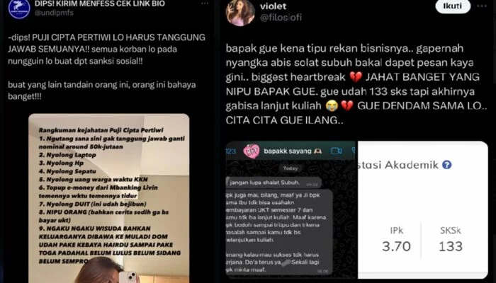Skandal Puji Undip: Jual Kisah Sedih Demi Dapat Donasi, Malah Dipakai Dugem dan Beli iPhone