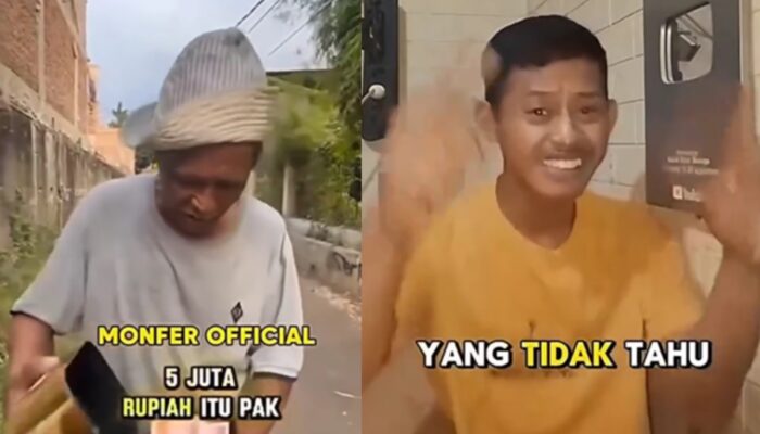Klarifikasi TikToker Monfer Salim: Alasan Uang Rp 5 Juta untuk Kakek Ternyata Hanya Rp 200 Ribu!