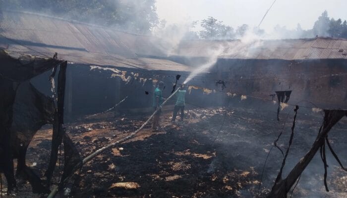 2 Kebakaran dalam Sehari Terjadi di Jepara: Pasar Pecangaan dan Pabrik Kapuk Dilalap Api