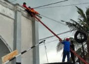 Apes! Tukang Tewas Tersengat Listrik Saat Perbaiki Bocor di Gerbang Sapphire Estate Banyumas