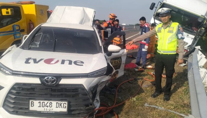 Identitas 5 Korban Kecelakaan Mobil TV One di Tol Pemalang-Batang, Hanya 2 Yang Selamat
