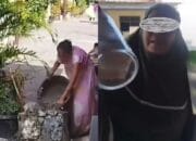 Viral! Ibu-ibu ‘Raja Jalanan’, Cor Jalan Umum Demi Parkir Mobil
