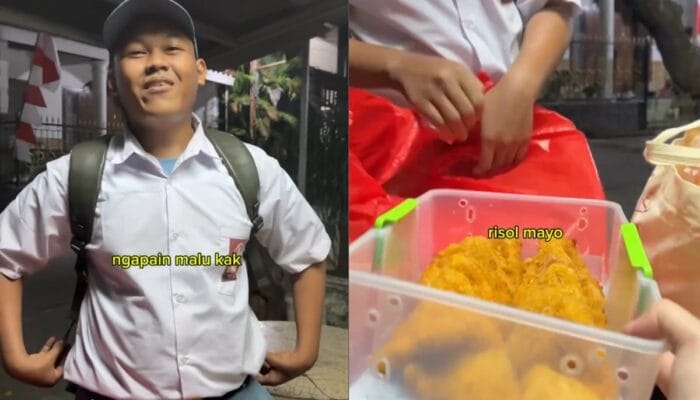 Viral Perjuangan Anan: Siswa SMA Jualan Risol Mayo Demi Bayar Uang Sekolah