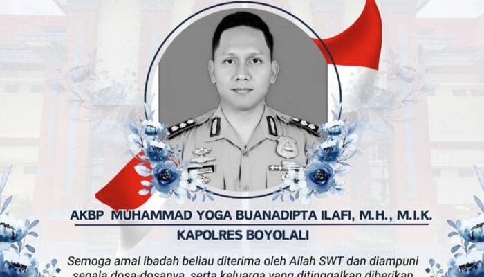 Kabar Duka dari Boyolali: AKBP Muhammad Yoga Buana Dipta Ilafi Wafat Setelah 5 Hari Dirawat