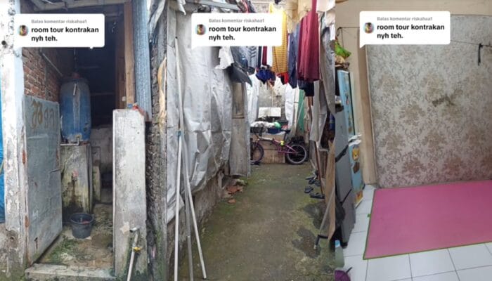 Viral “Room Tour” TikToker di Kontrakan Sempit, Netizen Beri Dukungan
