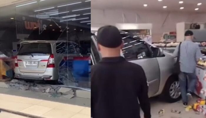 Viral Kakek Salah Injak Gas, Minimarket di Depok Jadi Korban