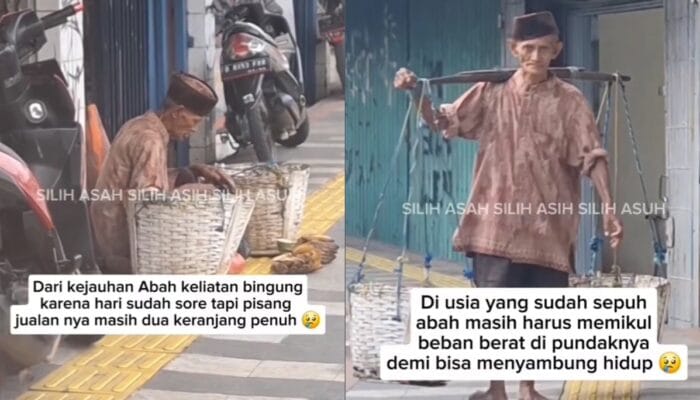 Perjuangan Tanpa Alas Kaki: Kakek Penjual Pisang di Bogor yang Menginspirasi
