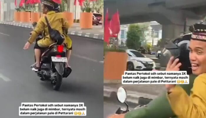 Viral Ustaz Maulana Naik Motor Tanpa Helm di Jalan Raya, Netizen: ‘Harusnya Kena Tilang’