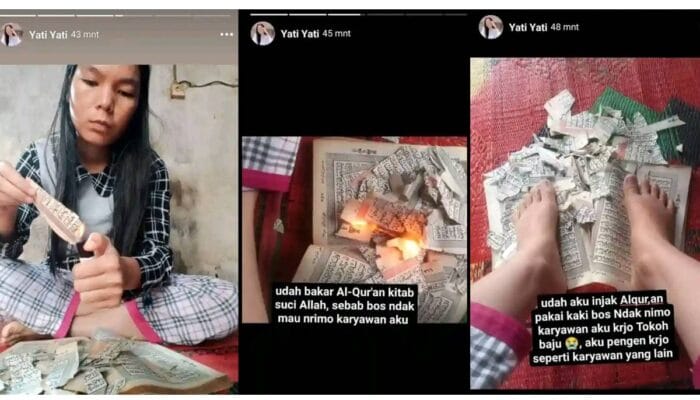 Viral Video Perempuan Membakar Al-Quran di Kerinci: Polisi Sebut Gangguan Kejiwaan